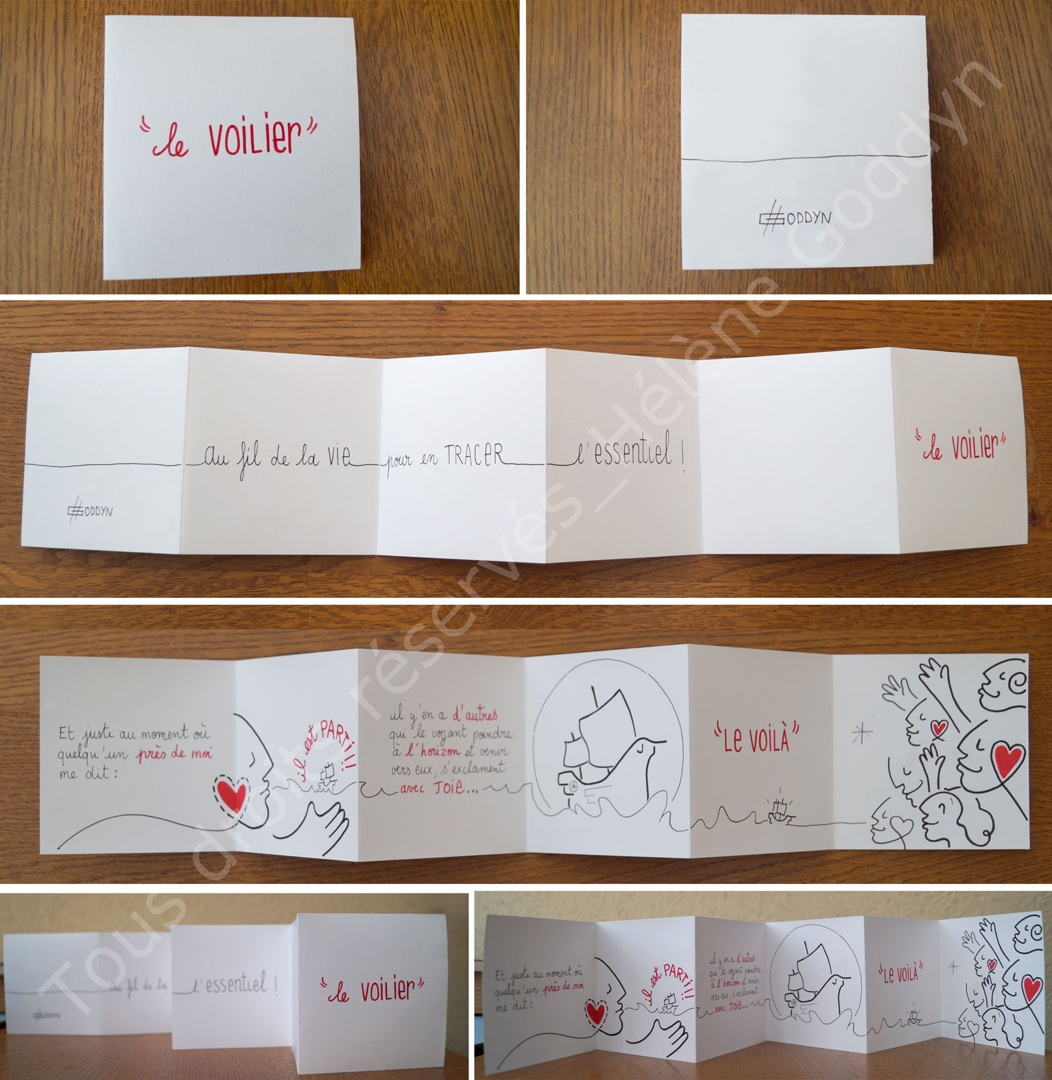 au-fil-de-la-vie-pour-en-tracer-l-essentiel_helene-goddyn_livre-artiste_le-voilier